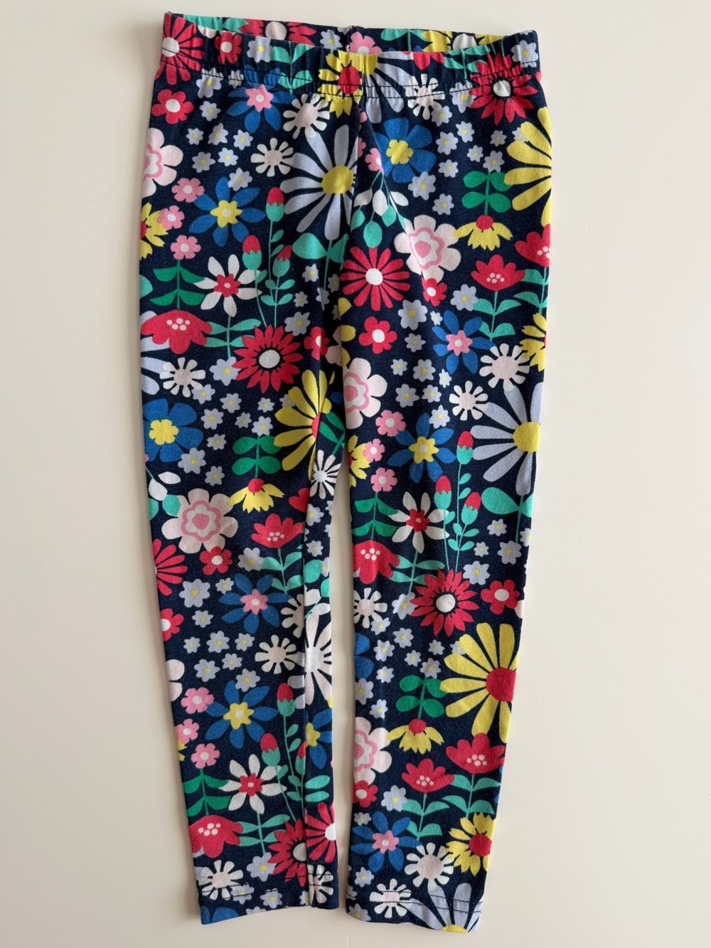 Girls 3T Gymboree & Carter's Leggings Bundle-Flowers, Polka Dots, Ladybug, Bows - Picture 2 of 9